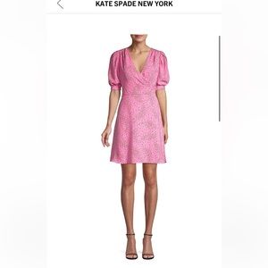 Kate Spade Meadow Printed Wrap Dress Size 6